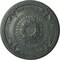Ekena Millwork Athens Ceiling Medallion (Fits Canopies up to 3 5/8"), 26 1/4"OD x 3 1/4"P, Athenian Green Crackle CM27ATAGC - alternate 1